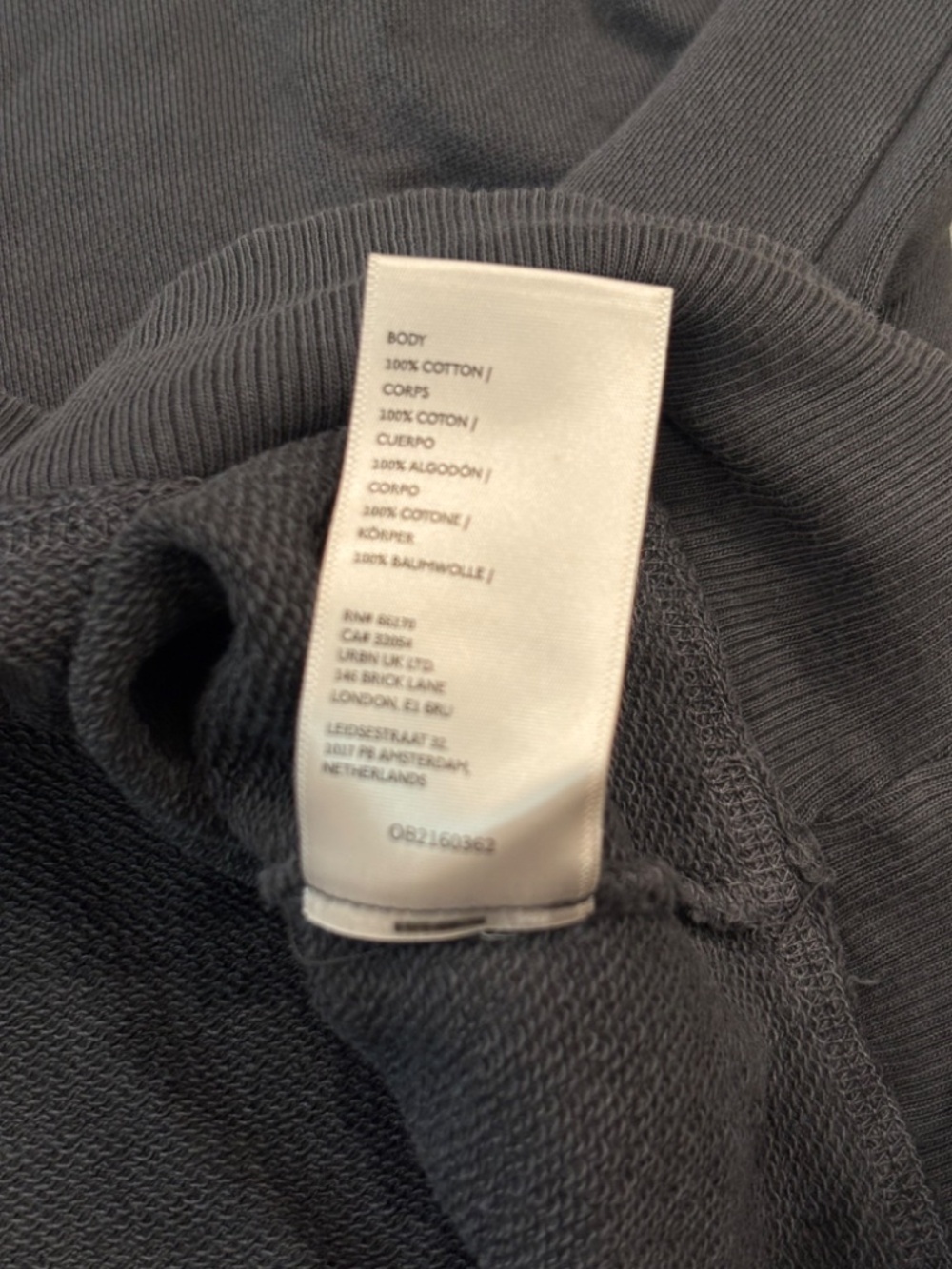 Free People We The Free Palm Springs Pullover Washed Black Womens Size XL - Picture 6 of 8
